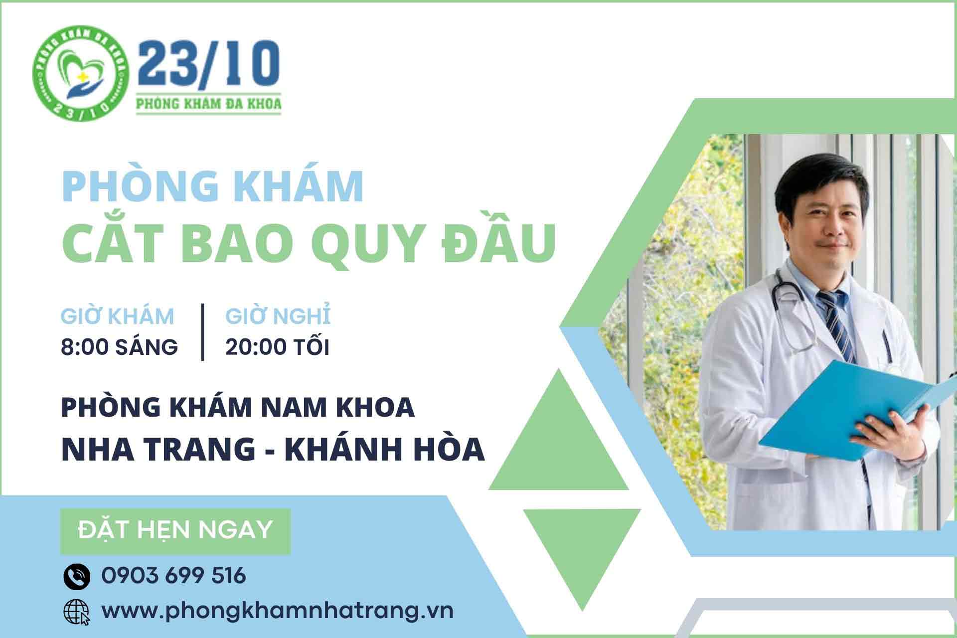 Phòng khám cắt bao quy đầu uy tín tại Nha Trang, Khánh Hòa