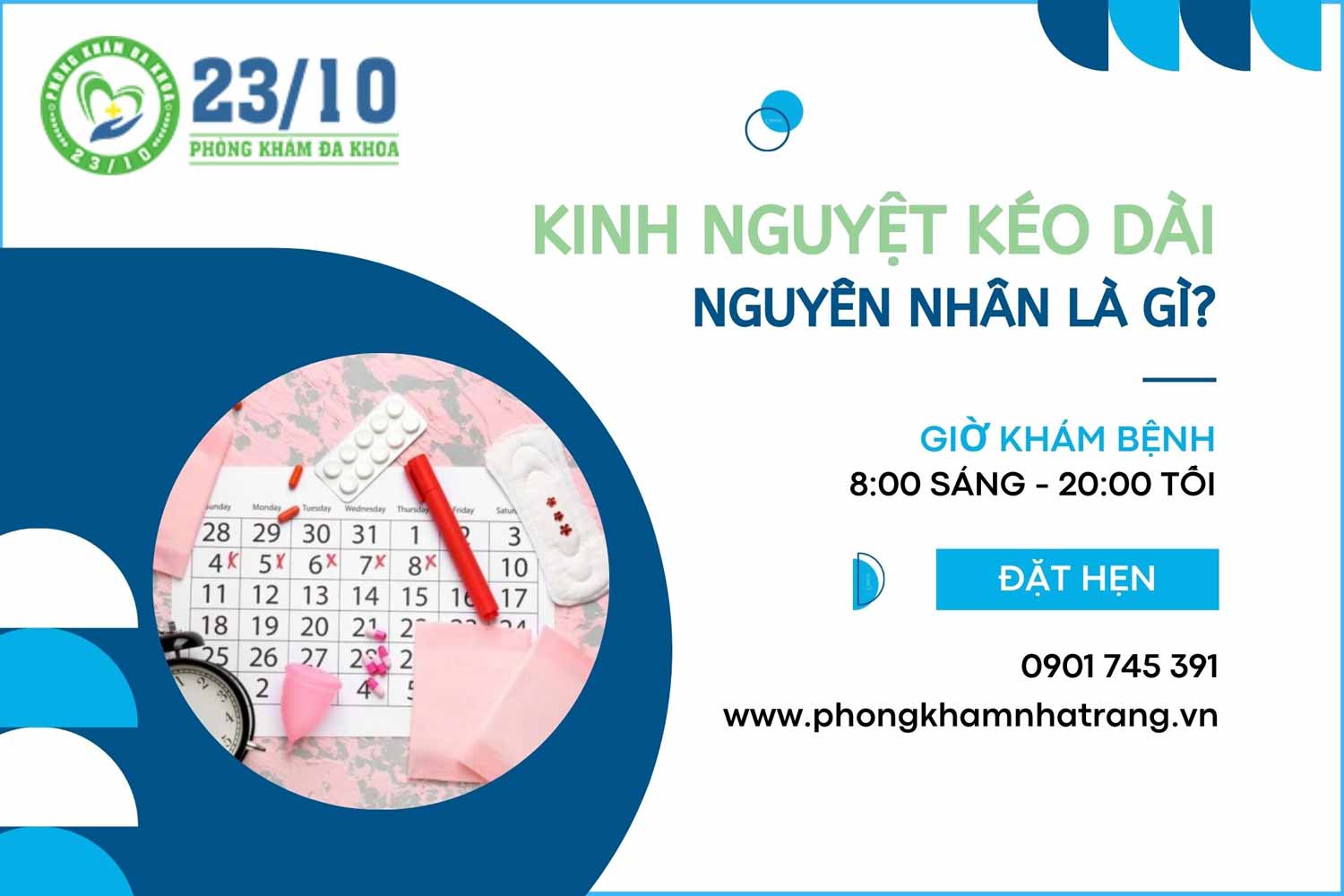 Nguyên nhân gây ra hiện tượng kinh nguyệt kéo dài là gì?