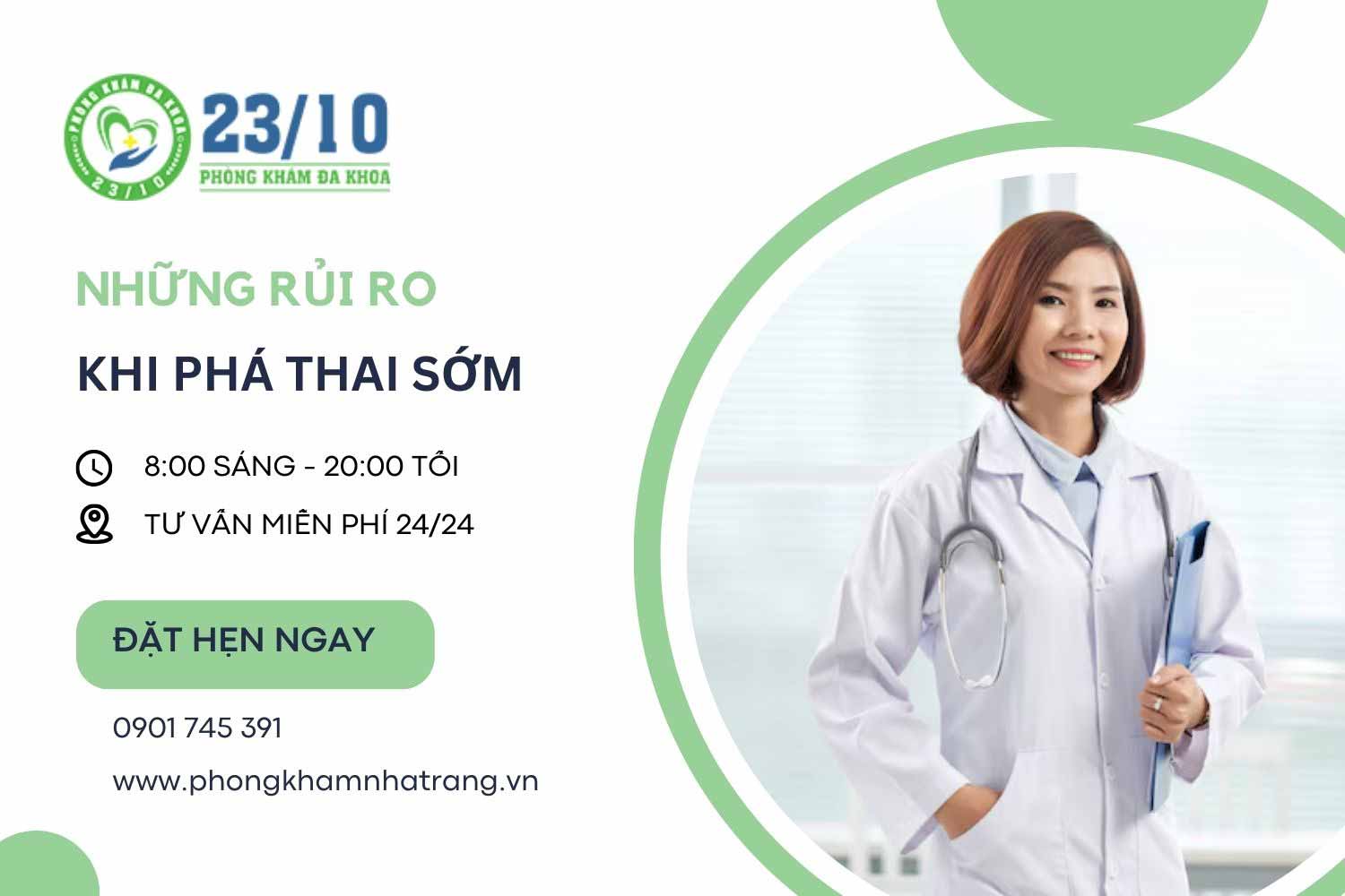 Những rủi ro khi tiến hành phá thai quá sớm khi tuổi thai còn quá nhỏ