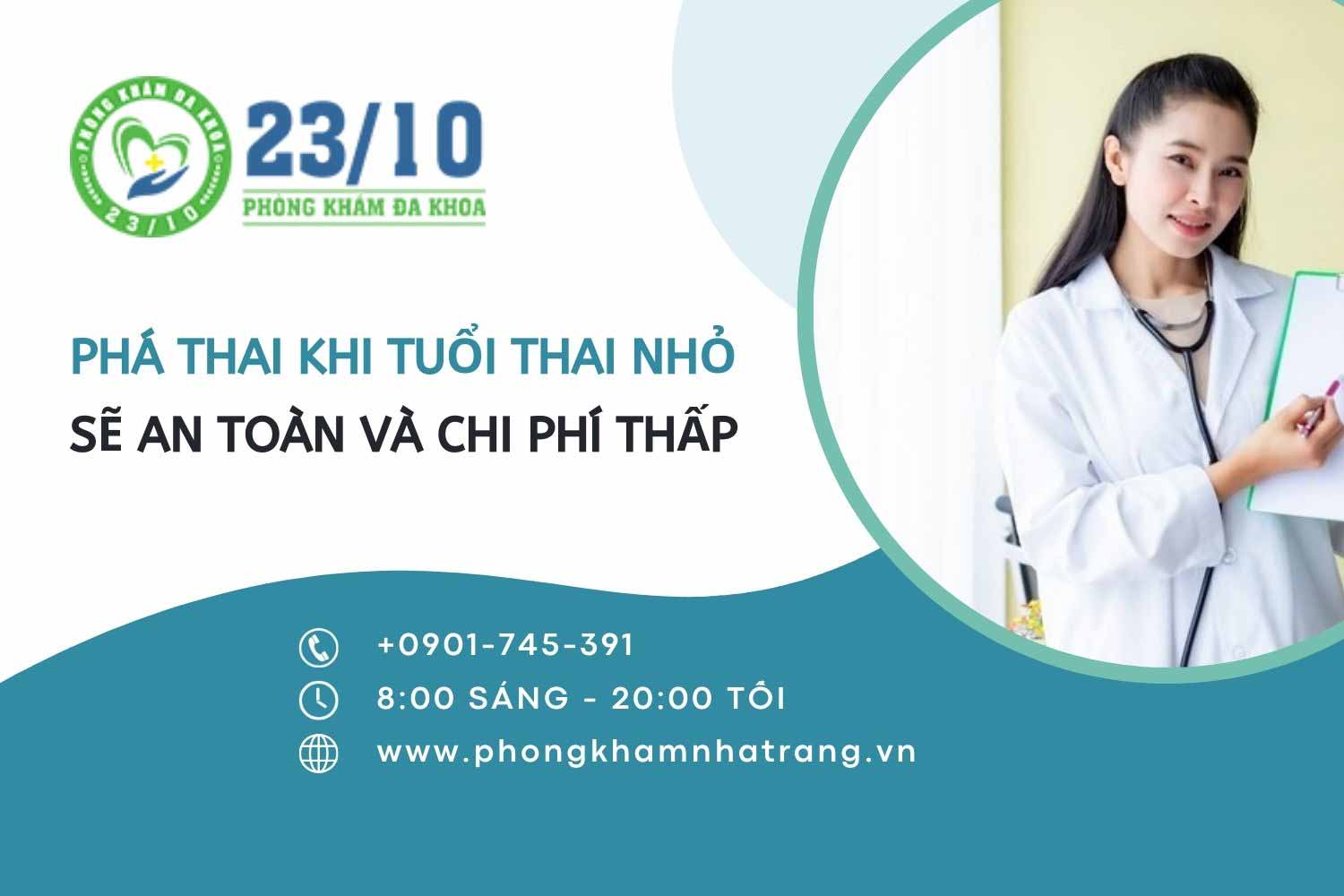 Thực hiện phá thai khi tuổi thai còn nhỏ tỉ lệ thành công sẽ cao hơn, an toàn và chi phí cũng thấp hơn