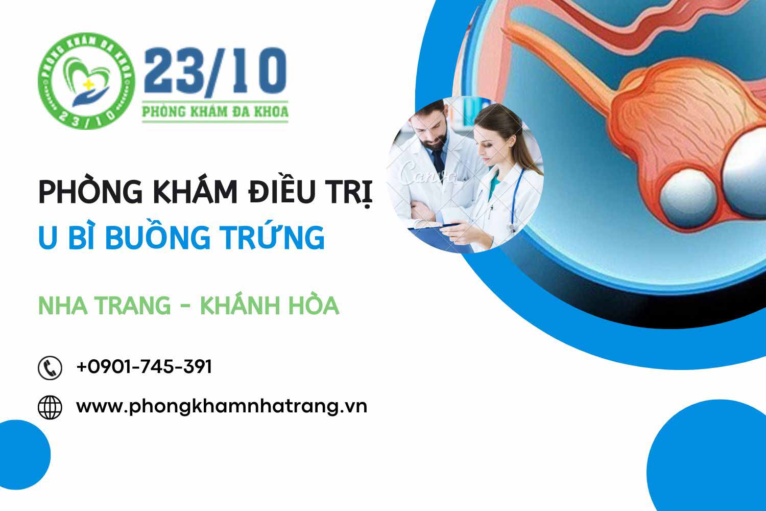 Phòng khám điều trị u bì buồng trứng ở Nha Trang, Khánh Hòa