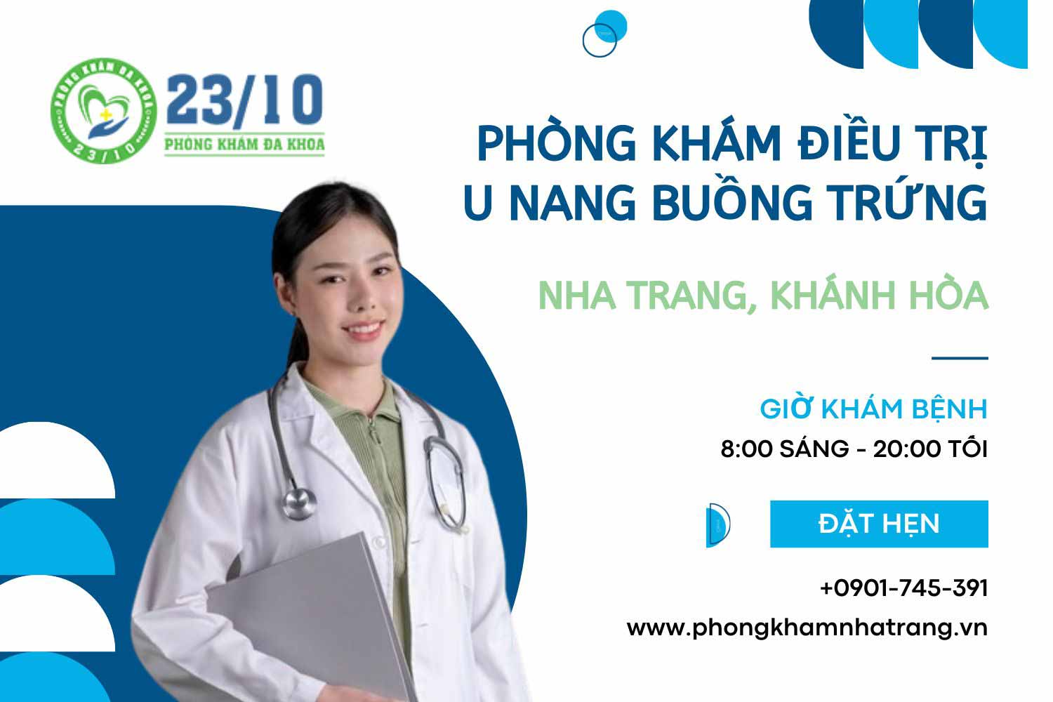 Phòng khám chuyên điều trị u nang buồng trứng ở Nha Trang, Khánh Hòa