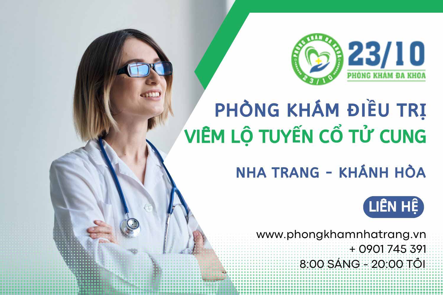 Phòng khám chuyên điều trị viêm lộ tuyến cổ tử cung ở Nha Trang, Khánh Hòa