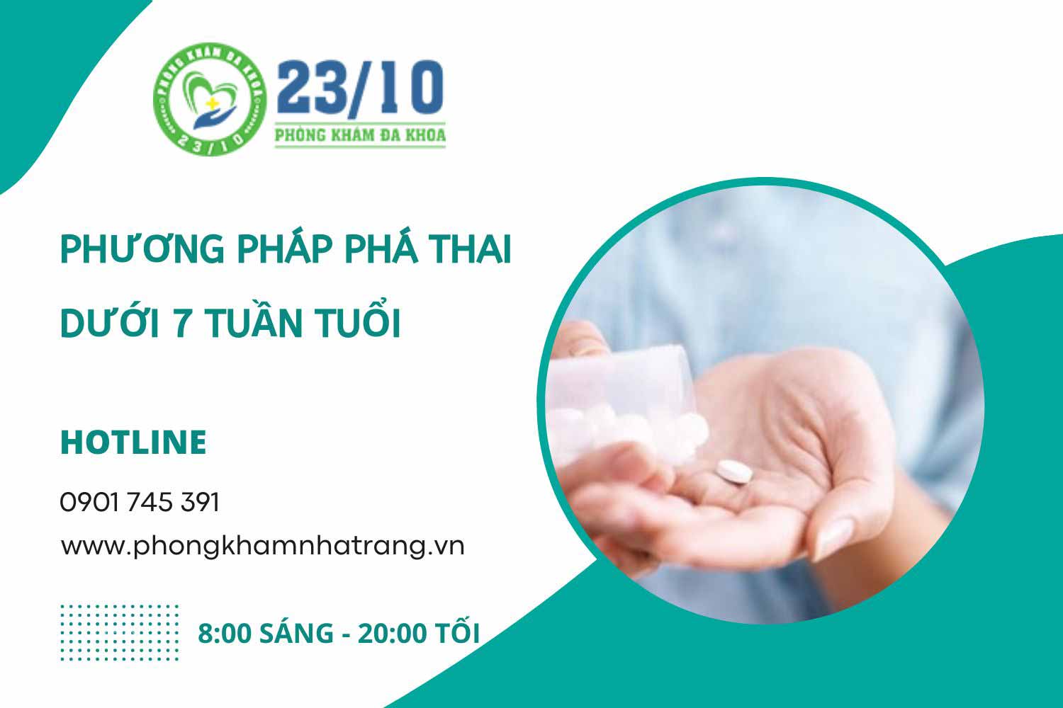 Phương pháp phá thai dưới 7 tuần tuổi