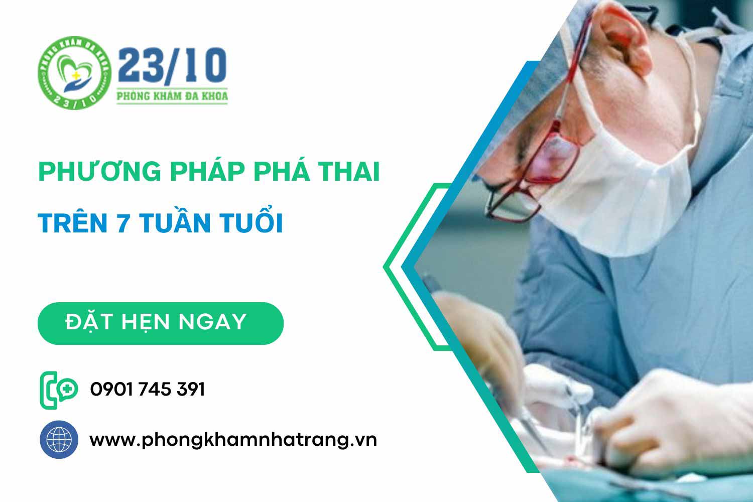 Phương pháp phá thai trên 7 tuần tuổi