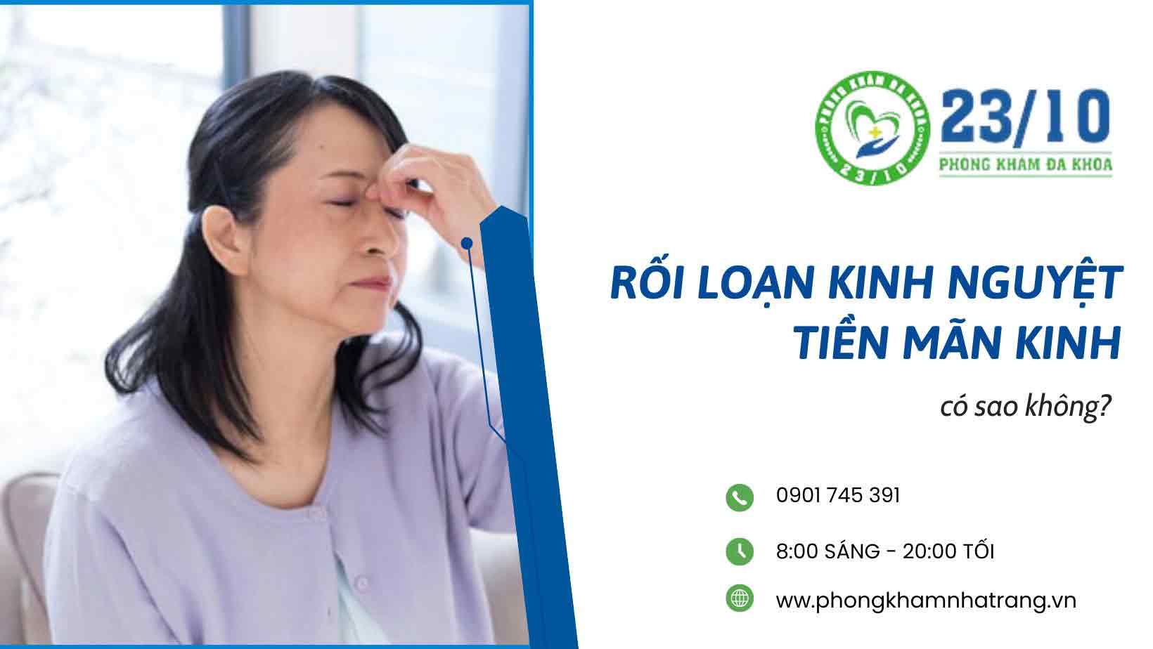 Các triệu chứng rối loạn tiền kinh nguyệt mãn kinh ở nữ giới