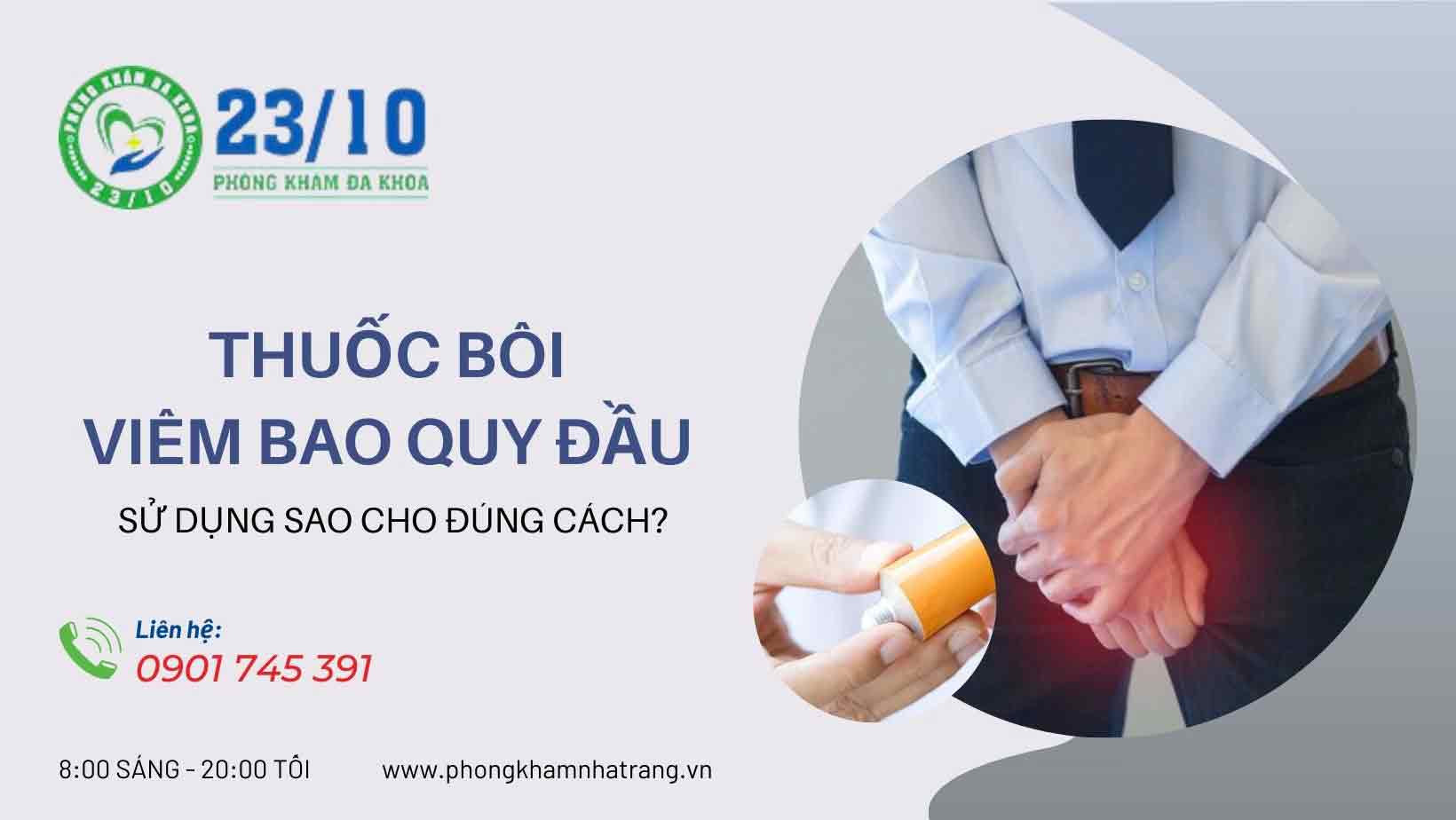 Các loại thuốc bôi viêm bao quy đầu và cách sử dụng