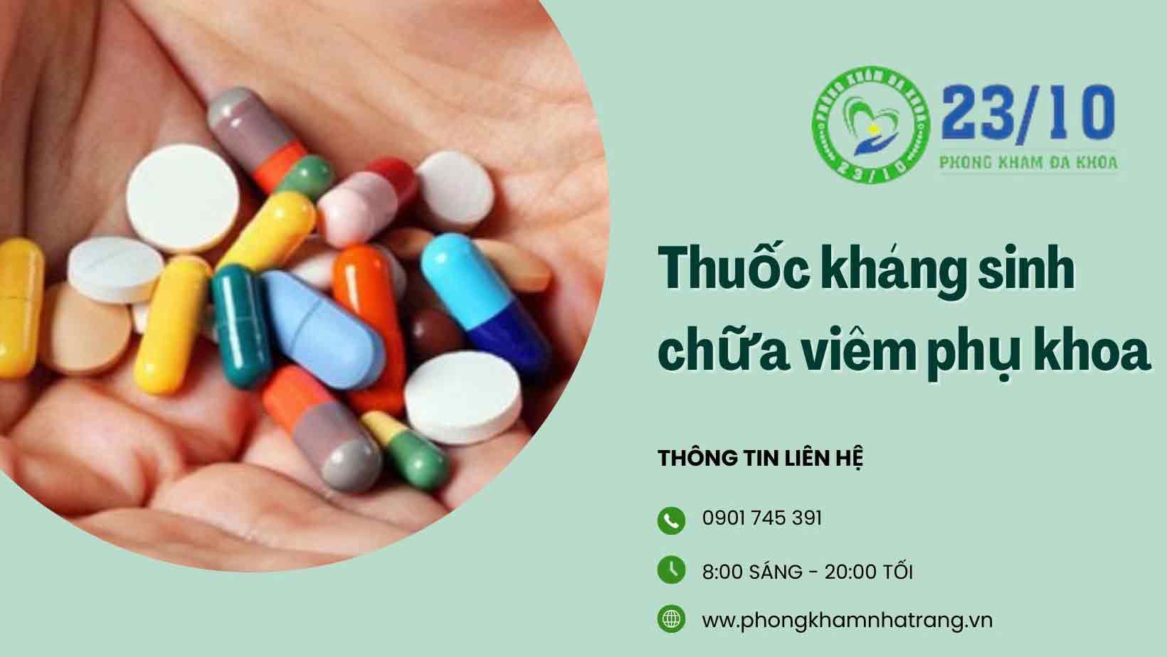 Vai trò của thuốc kháng sinh trong điều trị viêm phụ khoa