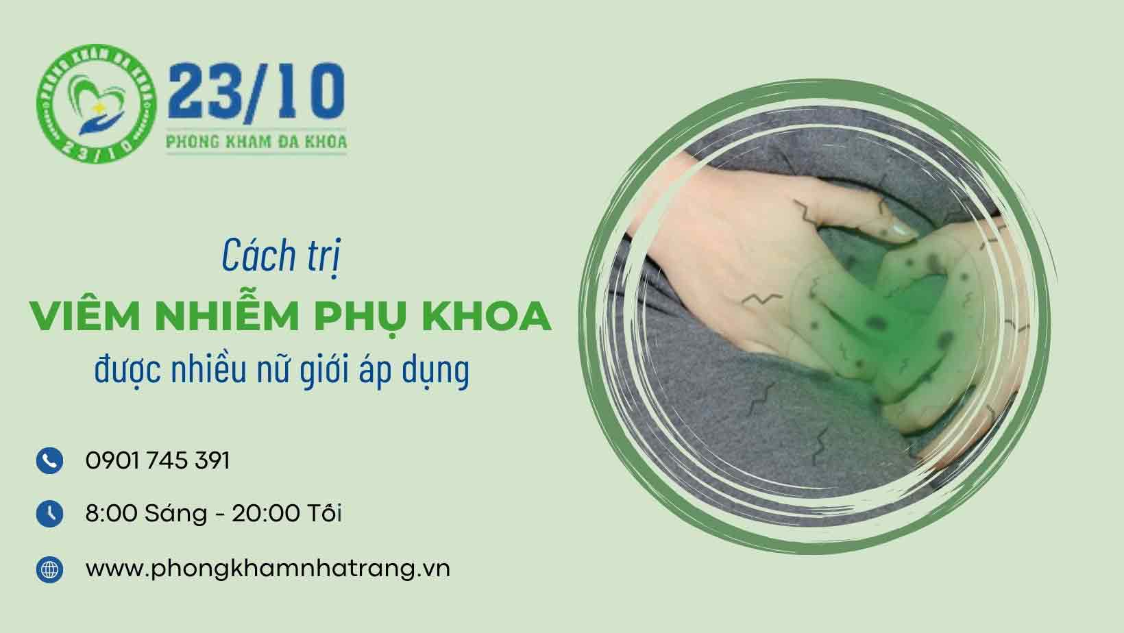 Cách trị viêm nhiễm phụ khoa