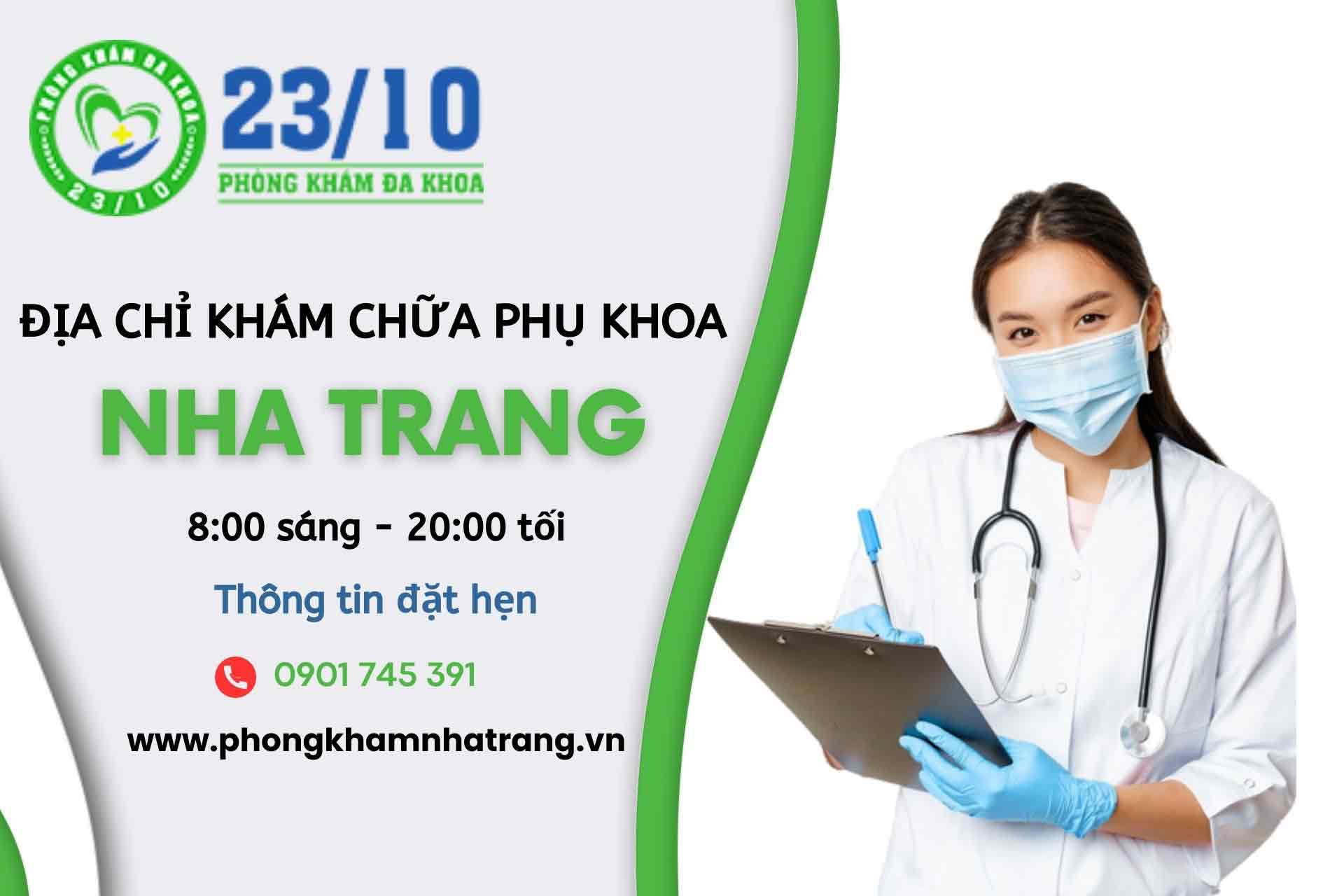 Điều trị viêm nhiễm phụ khoa hiệu quả - nhanh chóng tại phòng khám Nha Trang 23/10