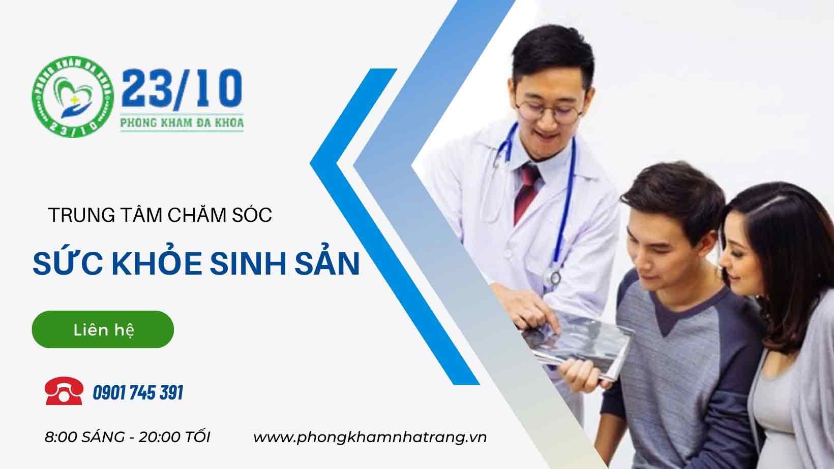  Các dịch vụ chăm sóc sức khỏe sinh sản tại phòng khám