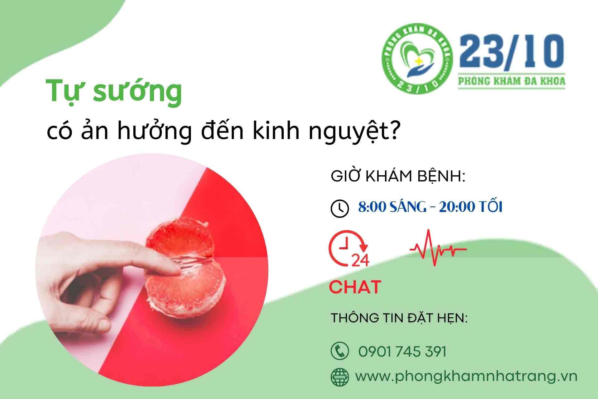 Tự sướng có ảnh hưởng đến kinh nguyệt không?