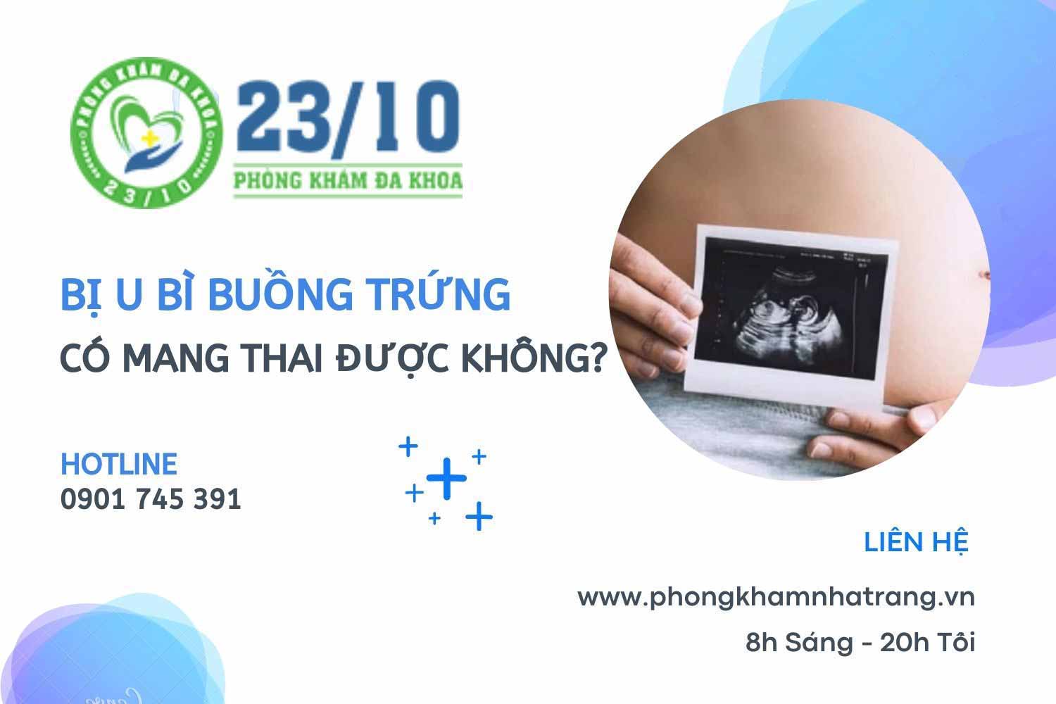 Bị u bì buồng trứng có mang thai được không?