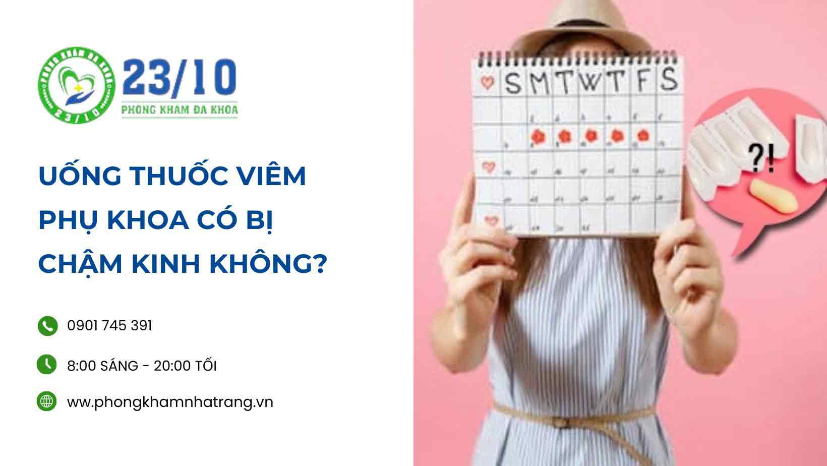 Thuốc viêm phụ khoa ảnh hưởng như thế nào đến kinh nguyệt?