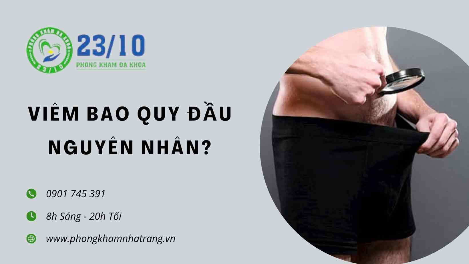 Tìm hiểu nguyên nhân gây ra viêm bao quy đầu