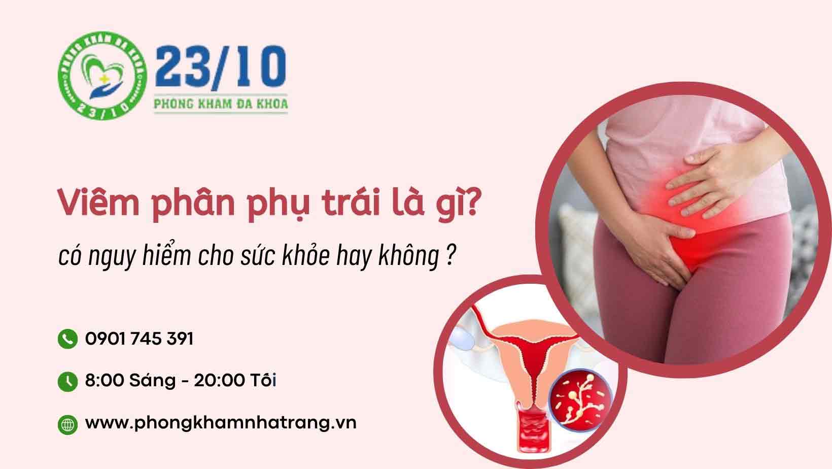 Nguyên nhân dẫn đến viêm phần phụ bên trái