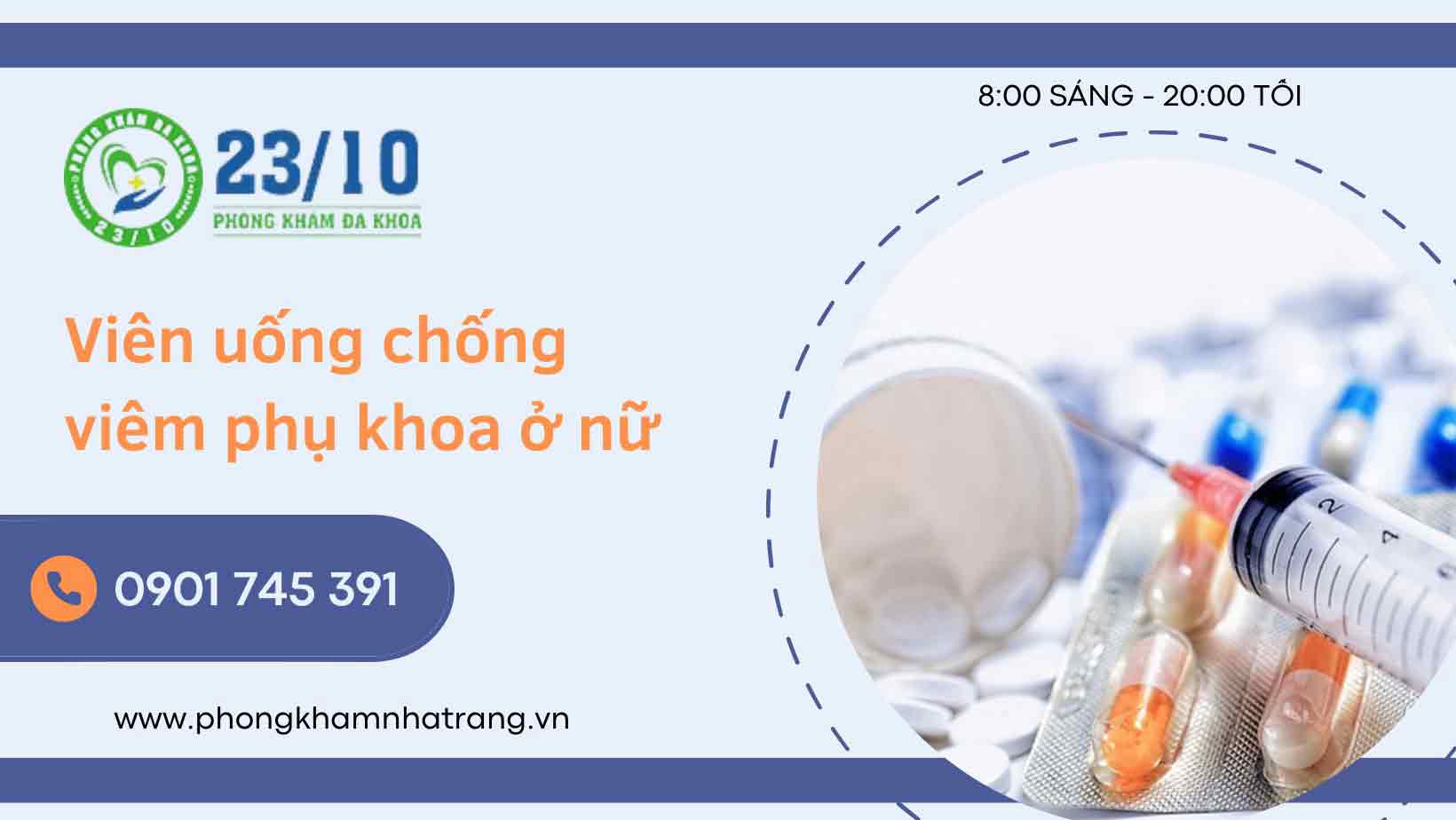 Các loại viên uống chống viêm nhiễm phụ khoa hiện nay